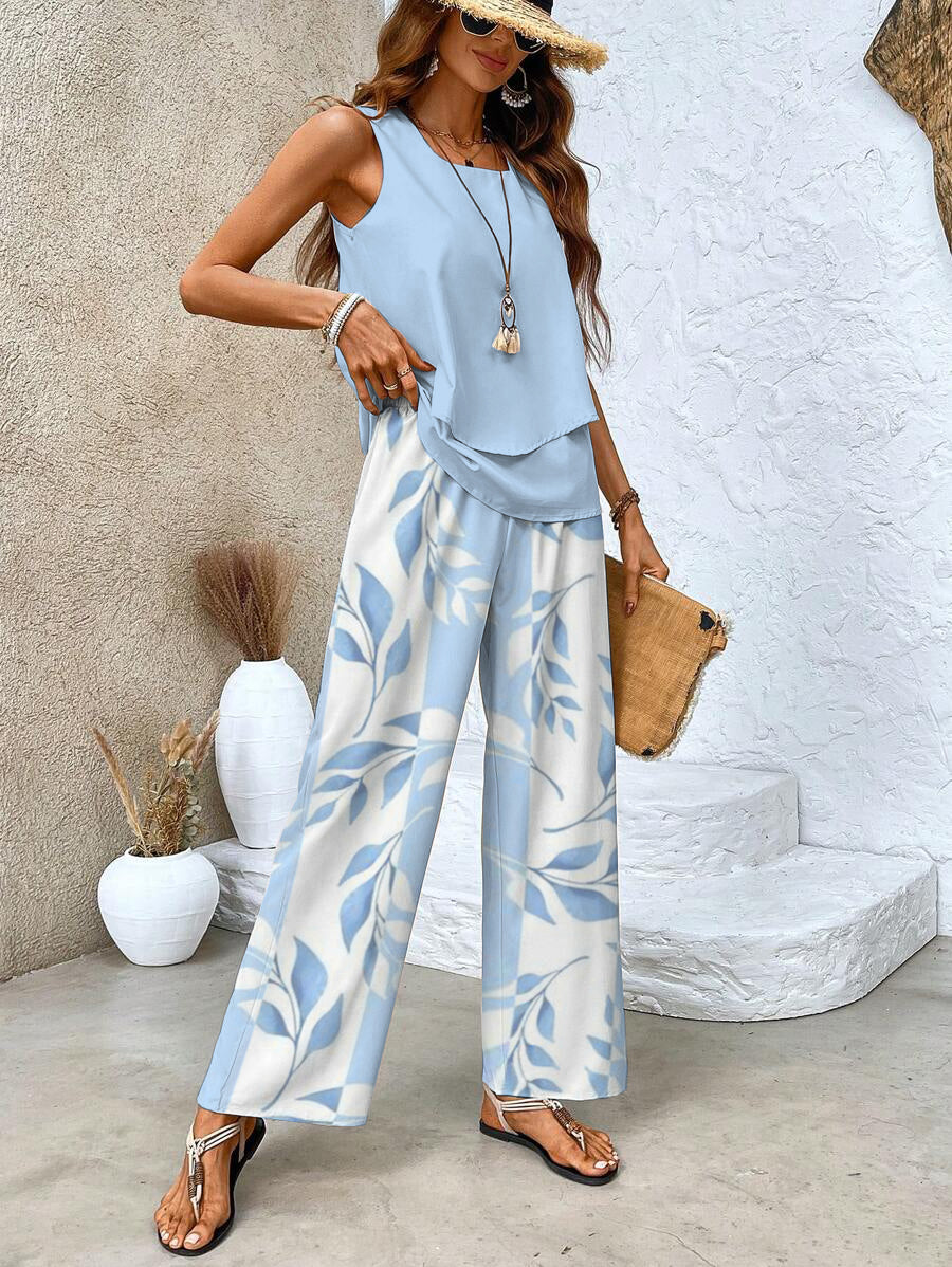 Filippa - Women’s Bohemian Flowy To-Delt Sæt