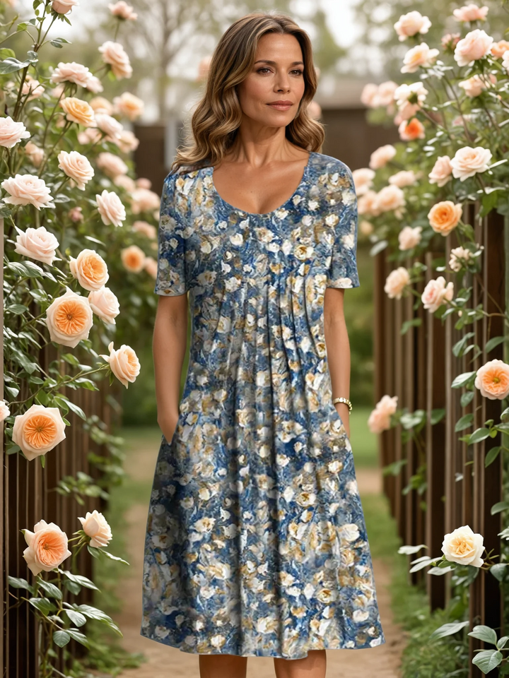 Fiona - Dame Bohemian Flowy Kjole