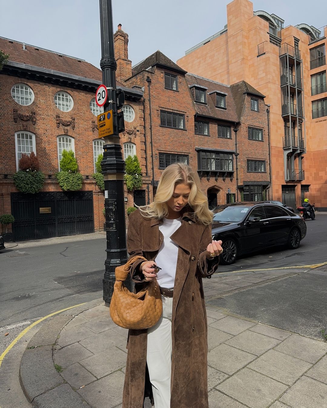 Amelia - Dame Elegant Dobbeltknappet Trenchcoat