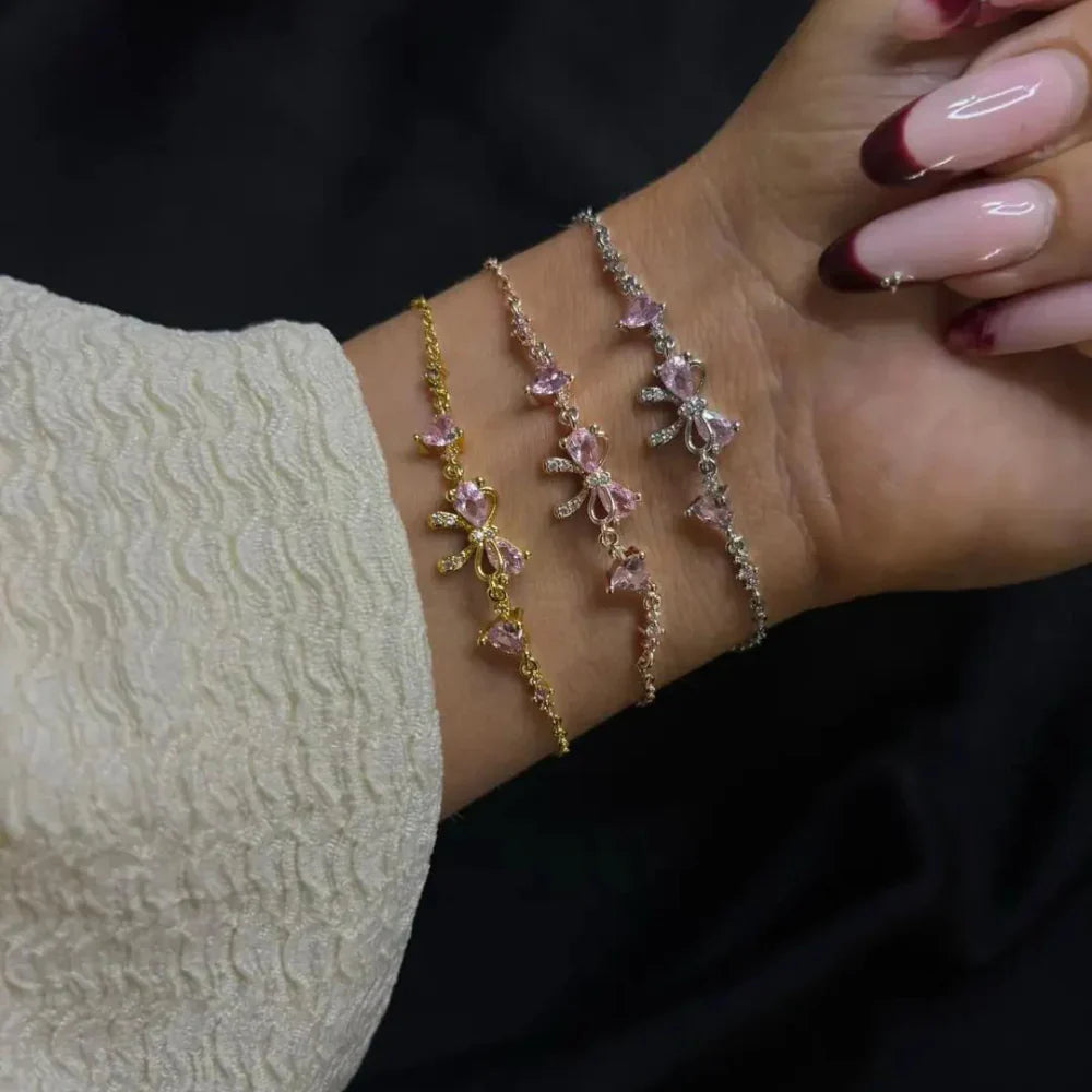 Lea - Dame Elegant Justerbar Sløjfe Armbånd