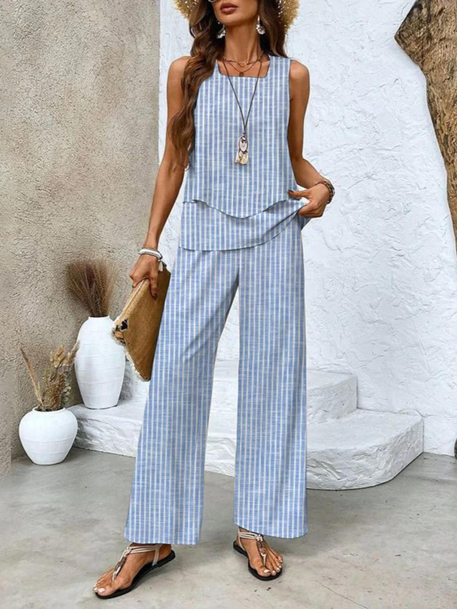 Filippa - Women’s Bohemian Flowy To-Delt Sæt