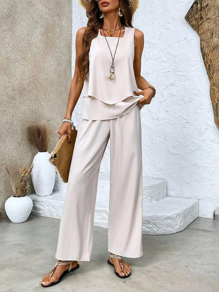 Filippa - Women’s Bohemian Flowy To-Delt Sæt