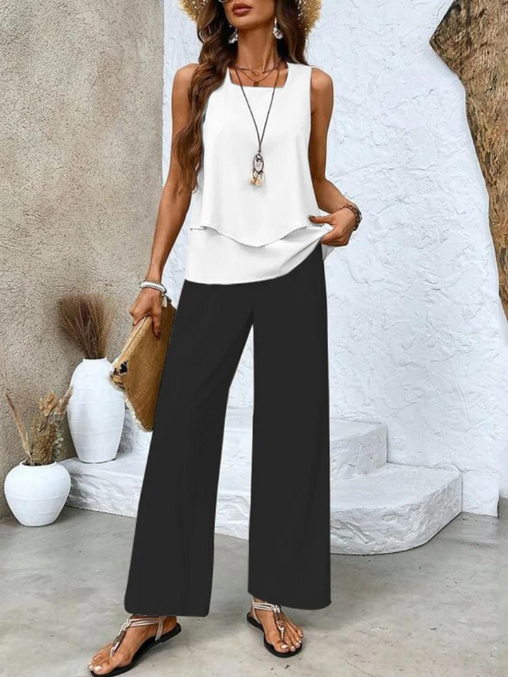 Filippa - Women’s Bohemian Flowy To-Delt Sæt
