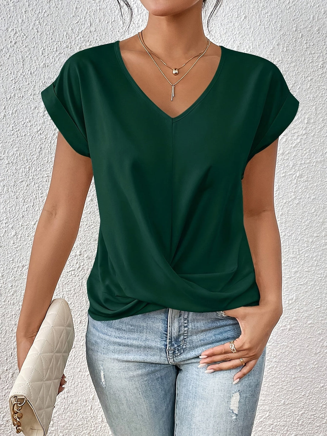 Signe - Dame Elegant Alsidig V-Hals Top