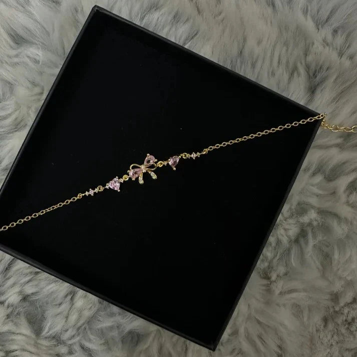 Lea - Dame Elegant Justerbar Sløjfe Armbånd
