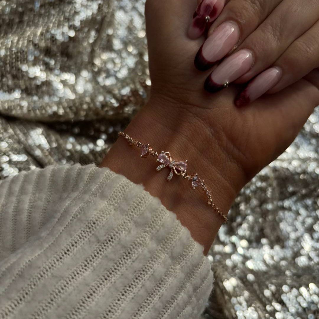 Lea - Dame Elegant Justerbar Sløjfe Armbånd
