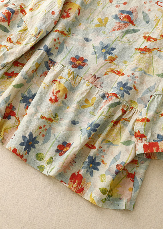 Aase - Dame Boheme Blomstret Bluse