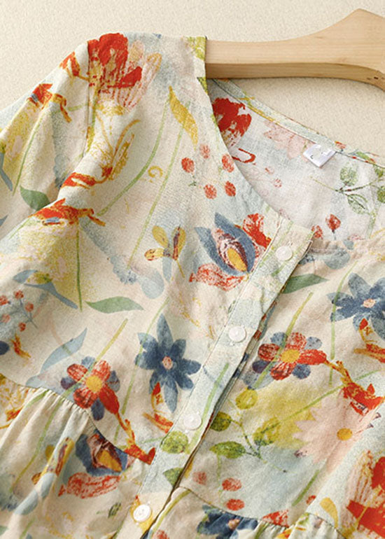 Aase - Dame Boheme Blomstret Bluse