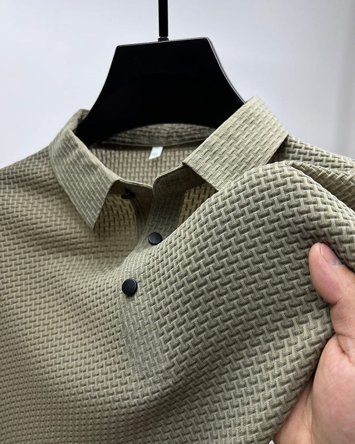 Jannik - Herre Elegant Åndbar Poloskjorte