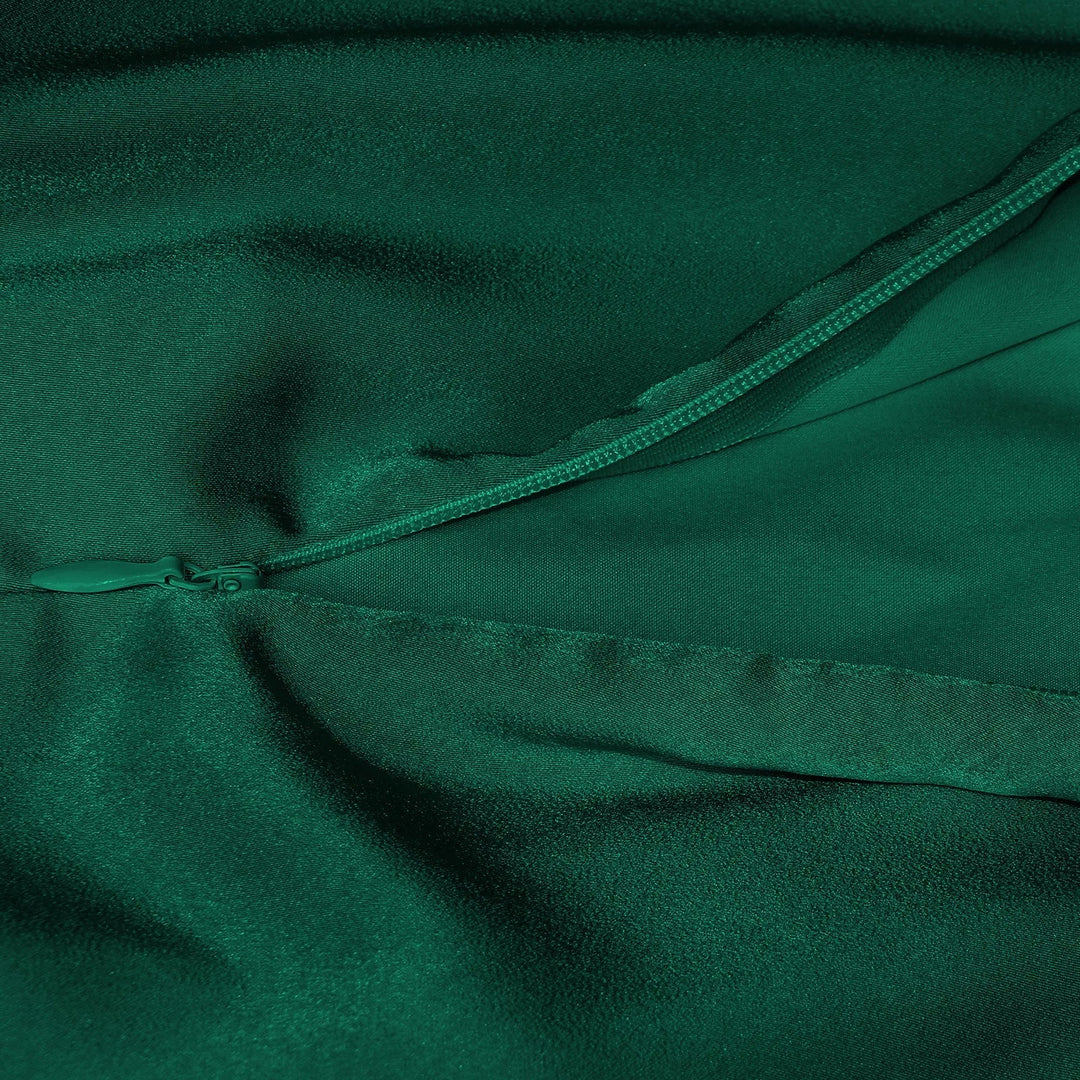 Emma - Dame Elegant Halterneck Maxi Kjole