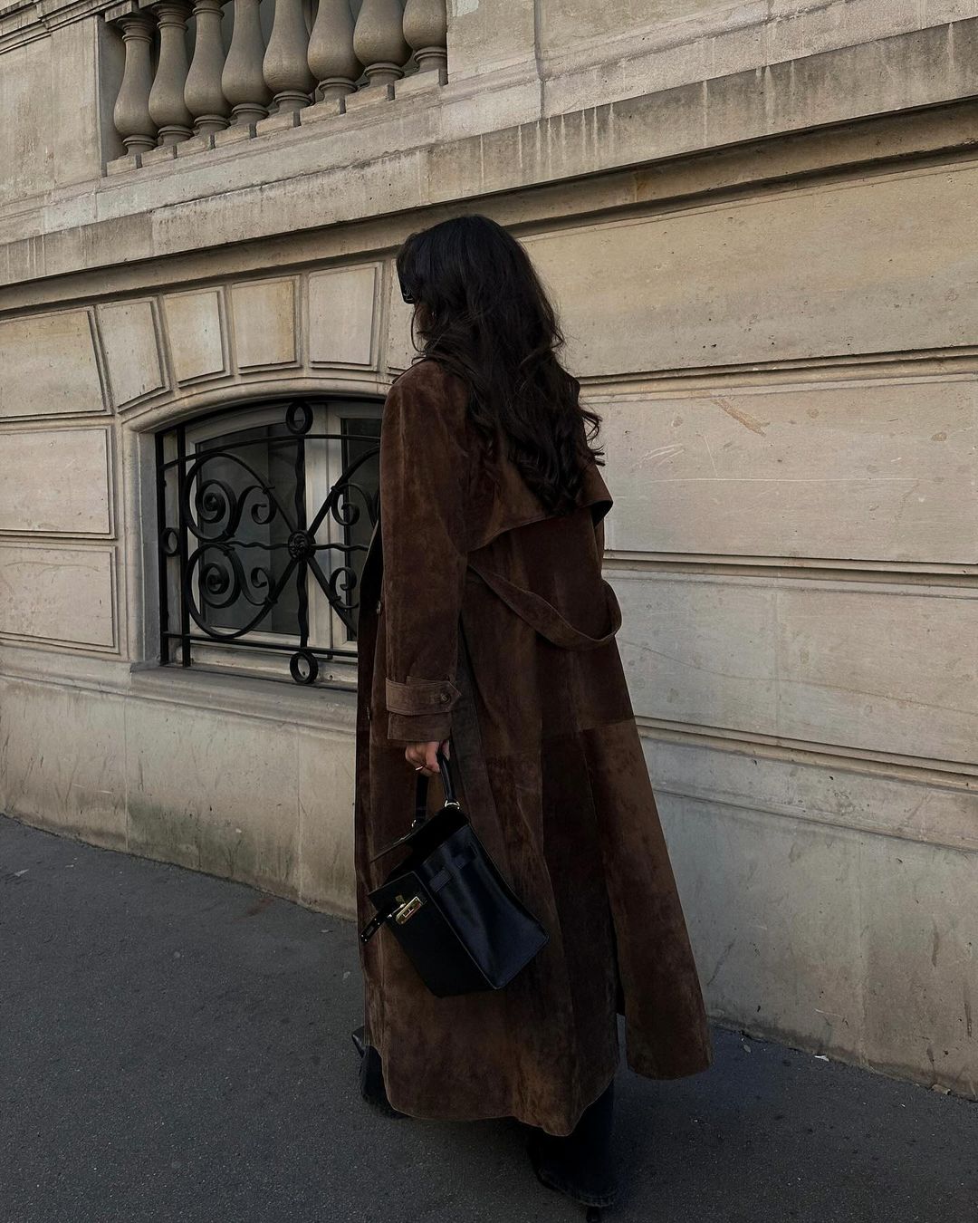 Amelia - Dame Elegant Dobbeltknappet Trenchcoat