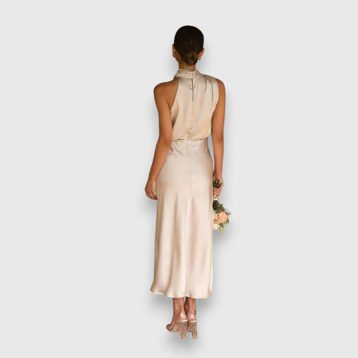 Mille - Dame Elegant Festlig Midi Kjole