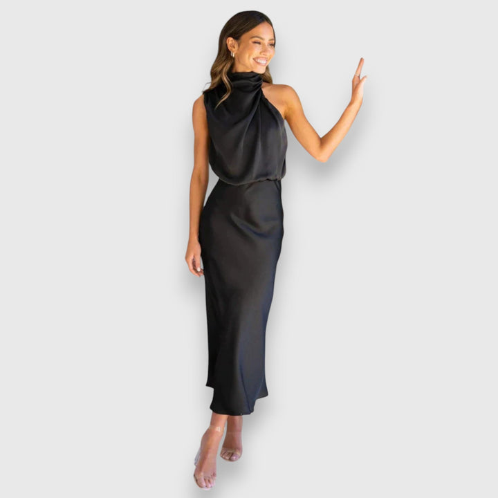 Mille - Dame Elegant Festlig Midi Kjole