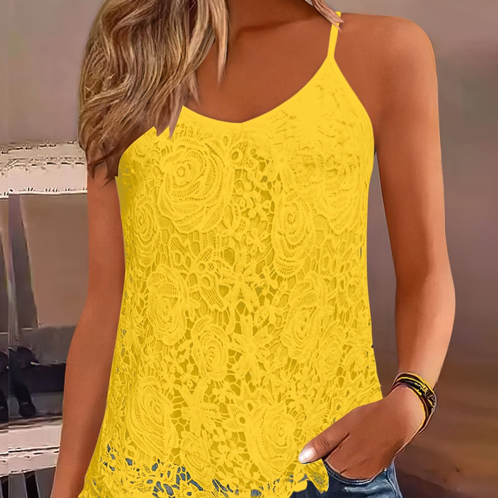 Frida - Kvinders Bohemisk Let Camisole Top