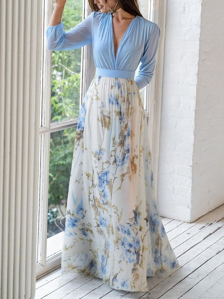 Cara - Dame Bohemian Floral Maxi Kjole